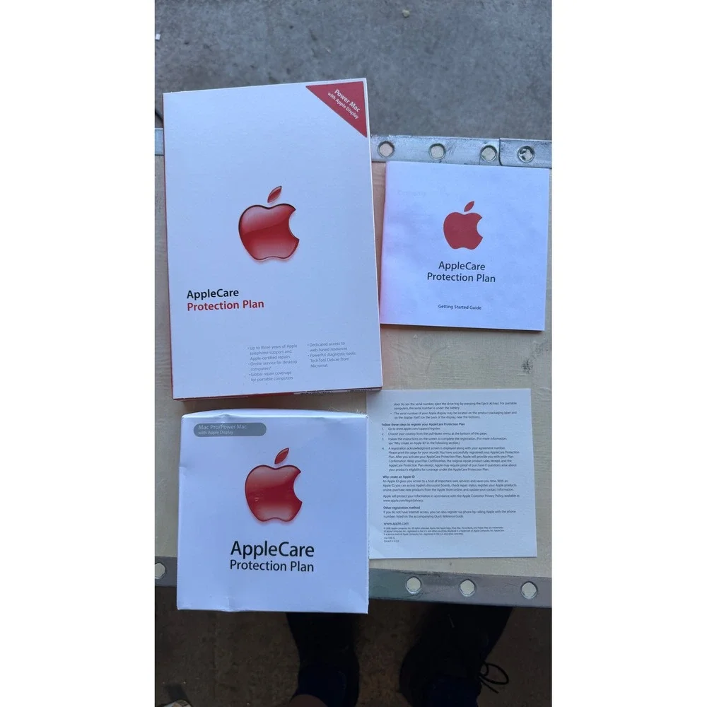 Vintage AppleCare‎ Protection Plan Power Mac MacBook Pro TechTool Deluxe CD Set
